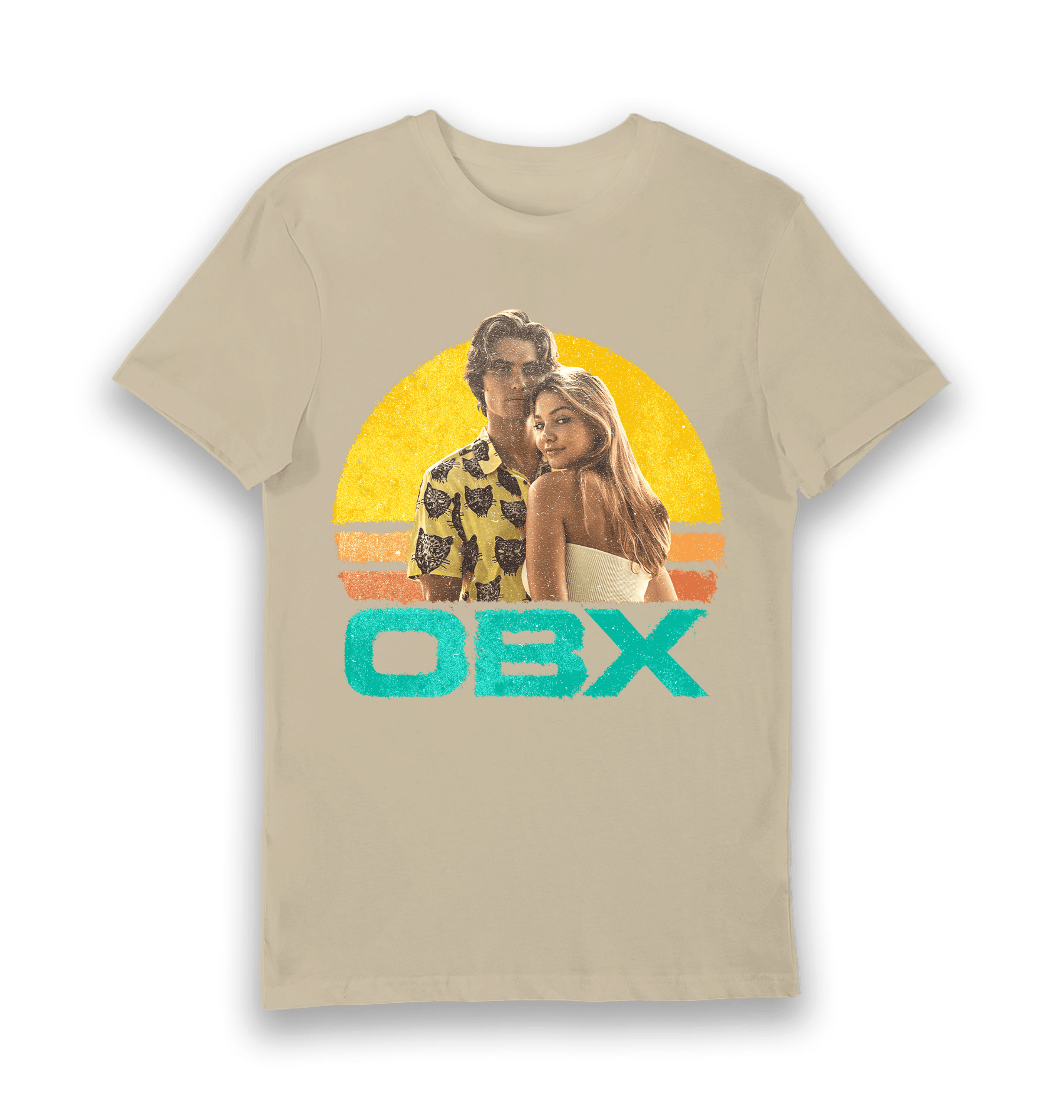 Sand Printed T-shirt Front