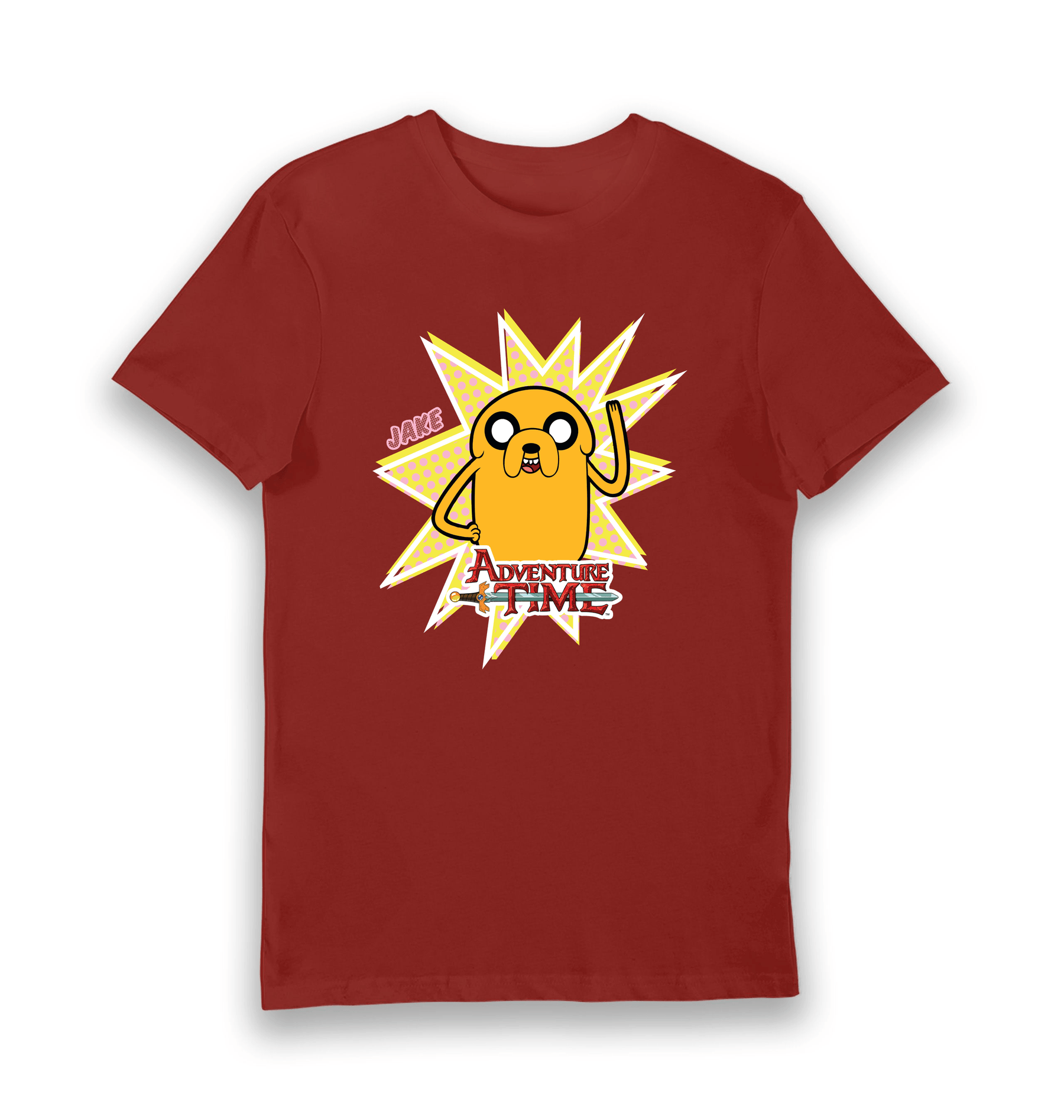 Brick Red Printed T-shirt Front