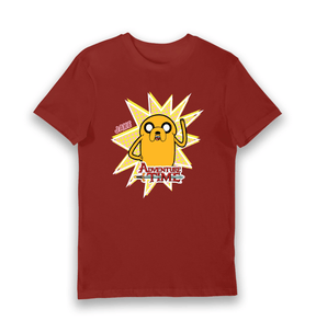 Brick Red Printed T-shirt Front