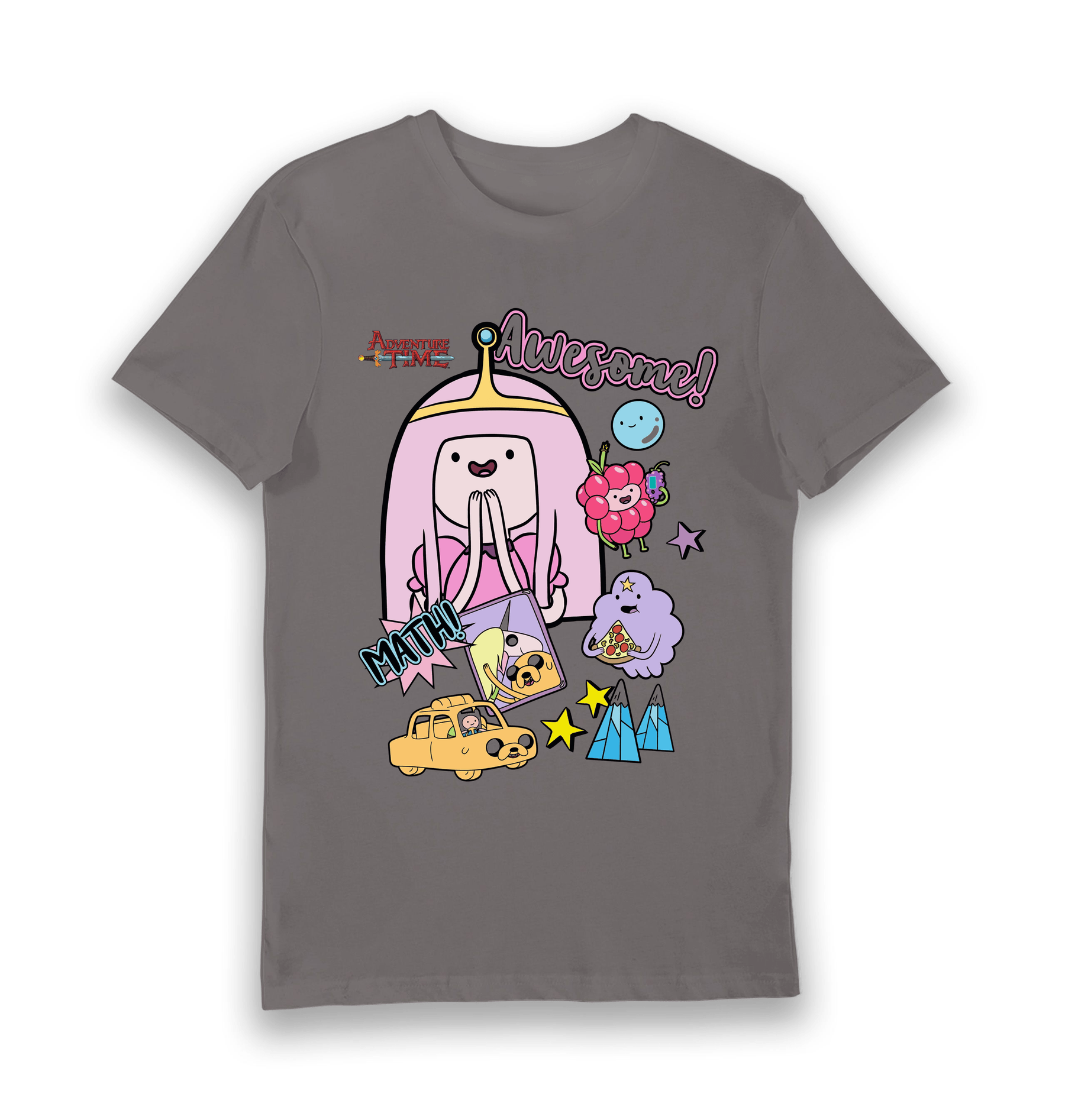 Charcoal Printed T-shirt Front
