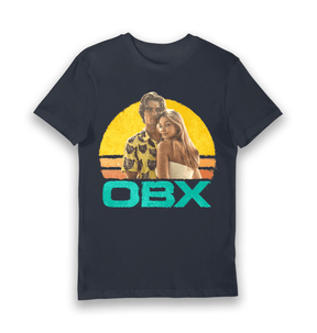 Navy Printed T-shirt Front