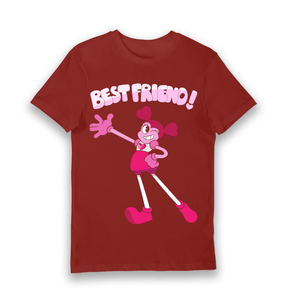 Brick Red Printed T-shirt Front