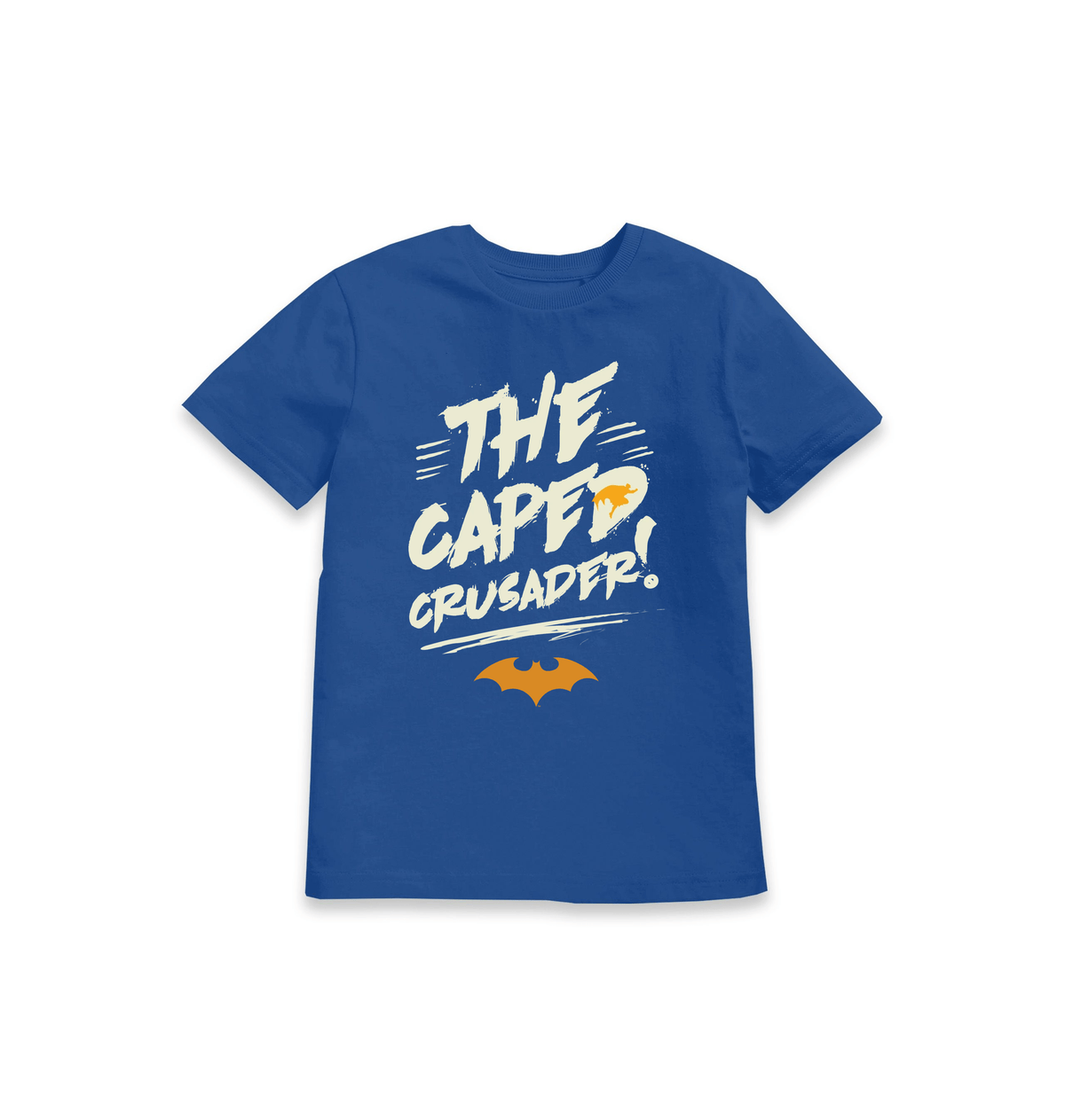 Blue Printed Kids T-Shirt Front