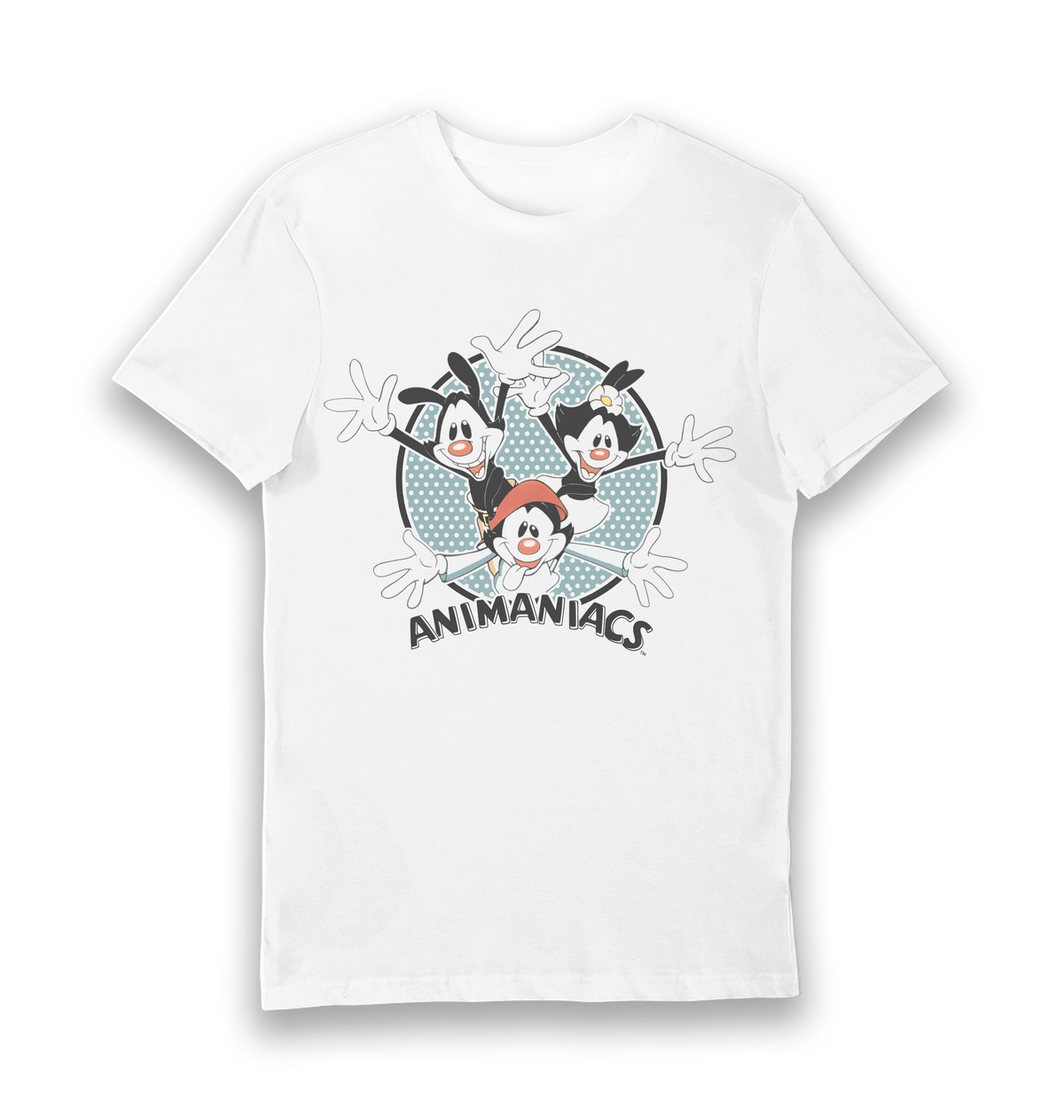 White Printed T-shirt Front