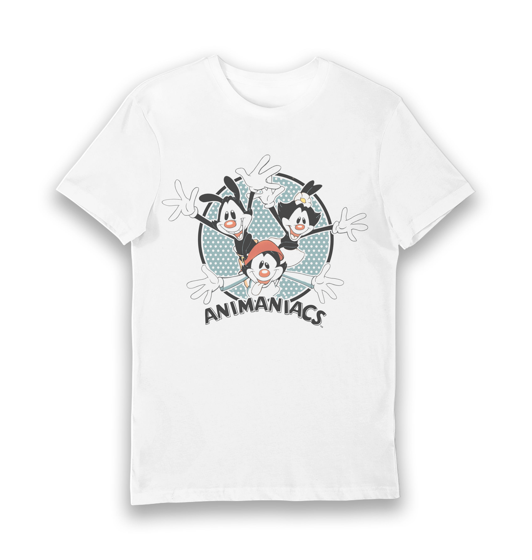 White Printed T-shirt Front