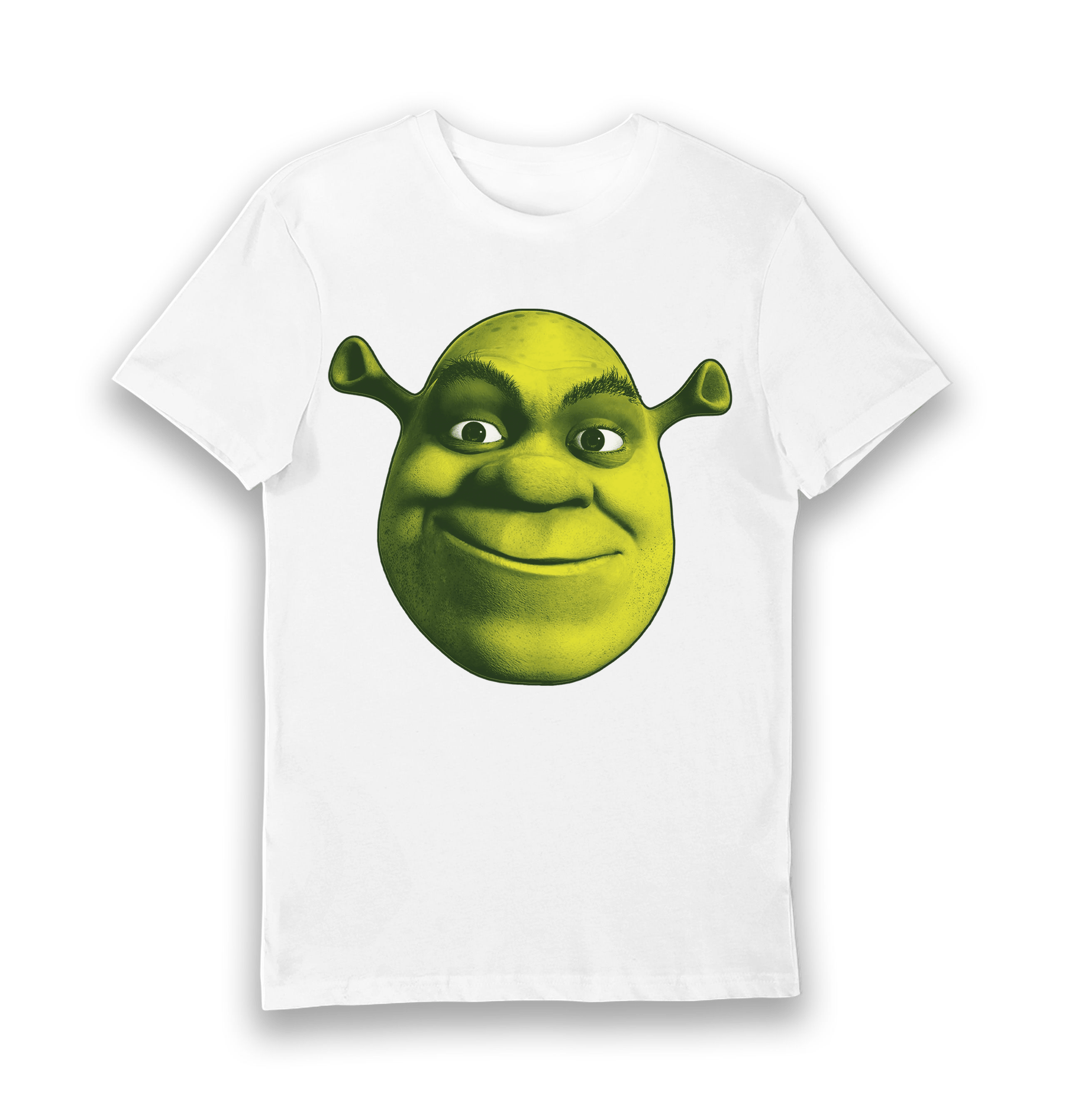 White Printed T-shirt Front