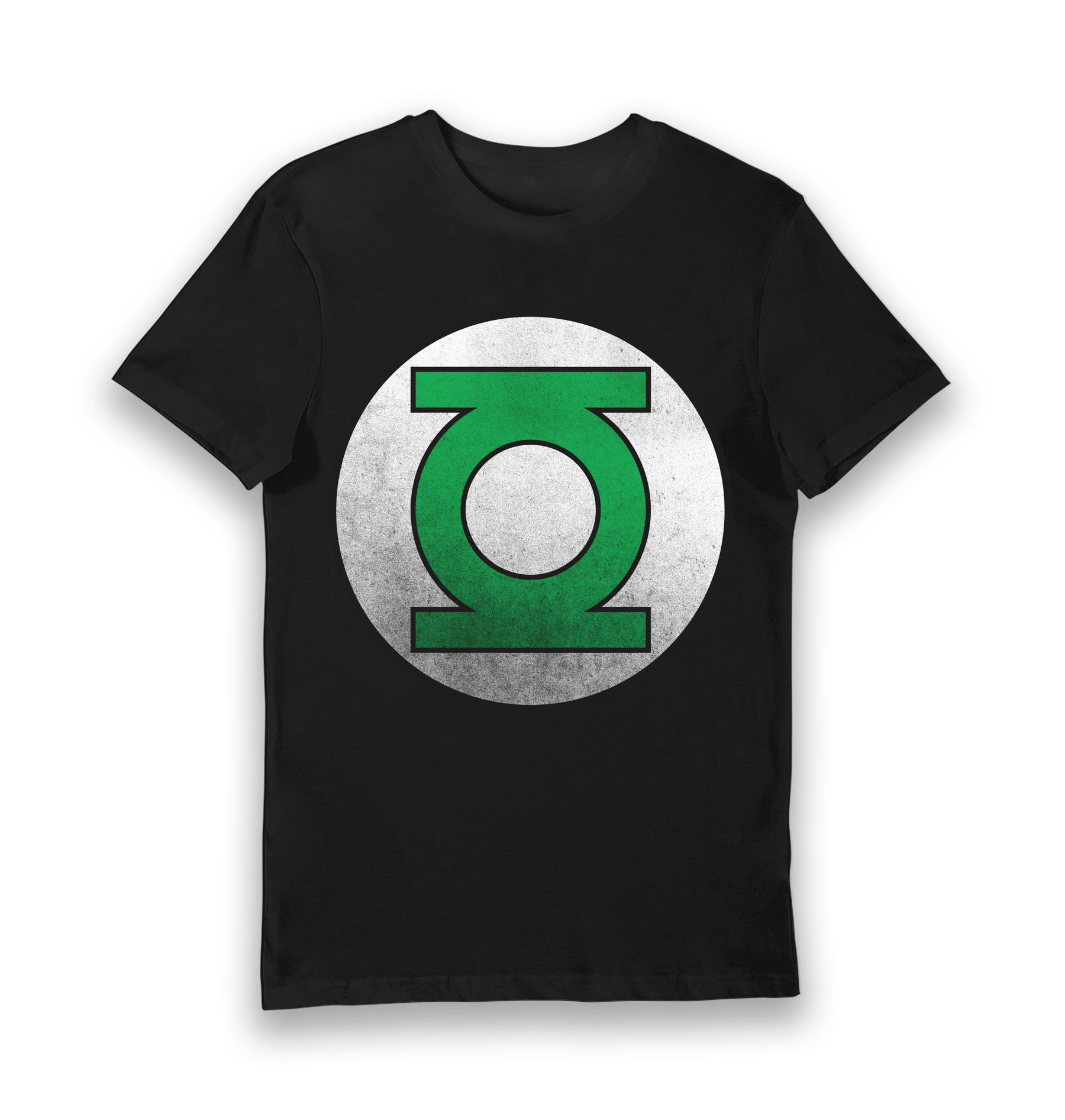 Black Printed T-shirt Front