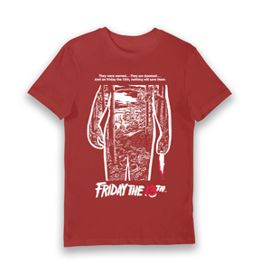 Red Printed T-shirt Front
