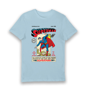 Light Blue Printed T-shirt Front