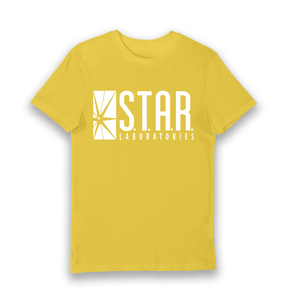 Yellow Printed T-shirt Front