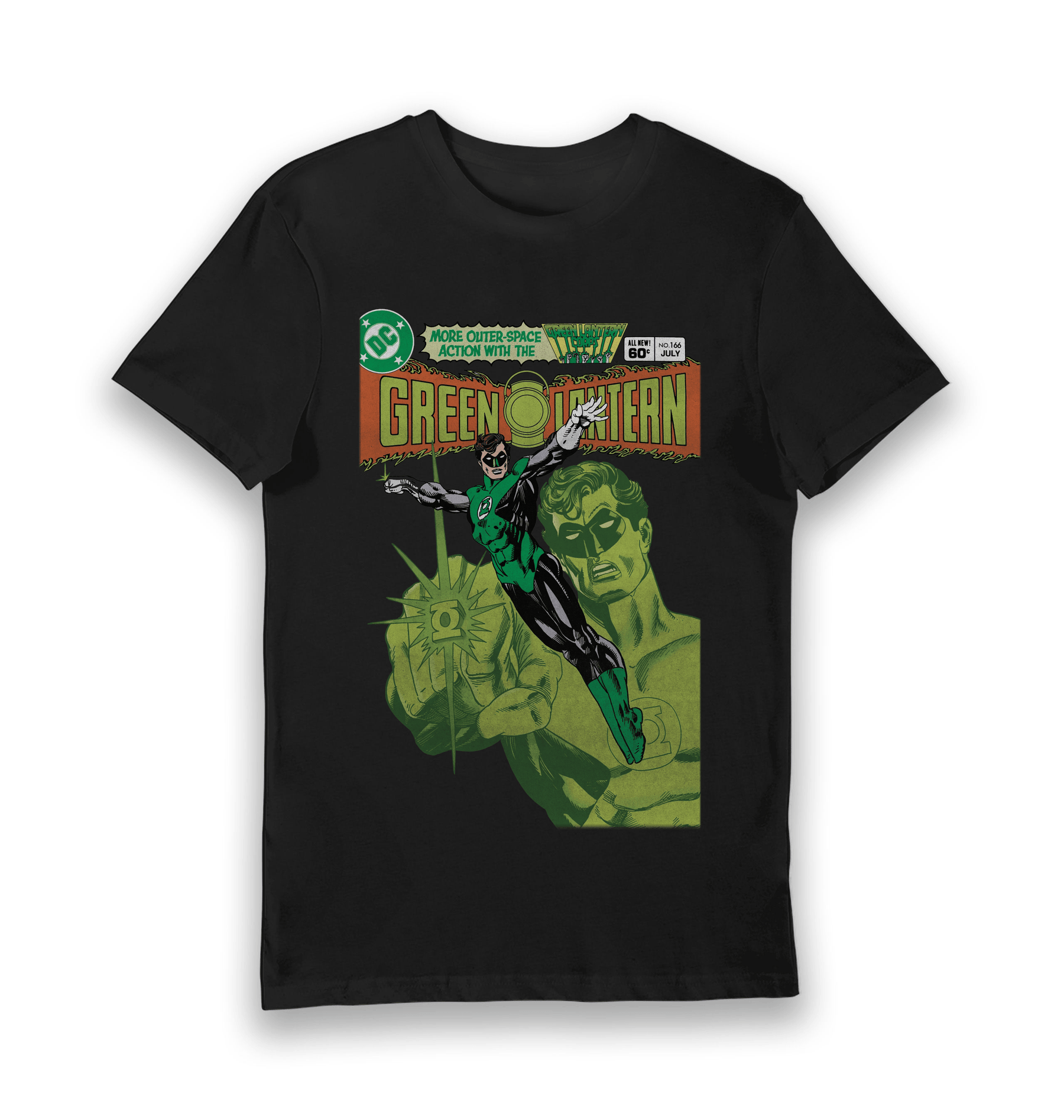 Black Printed T-shirt Front