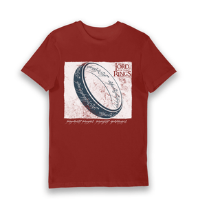 Brick Red Printed T-shirt Front