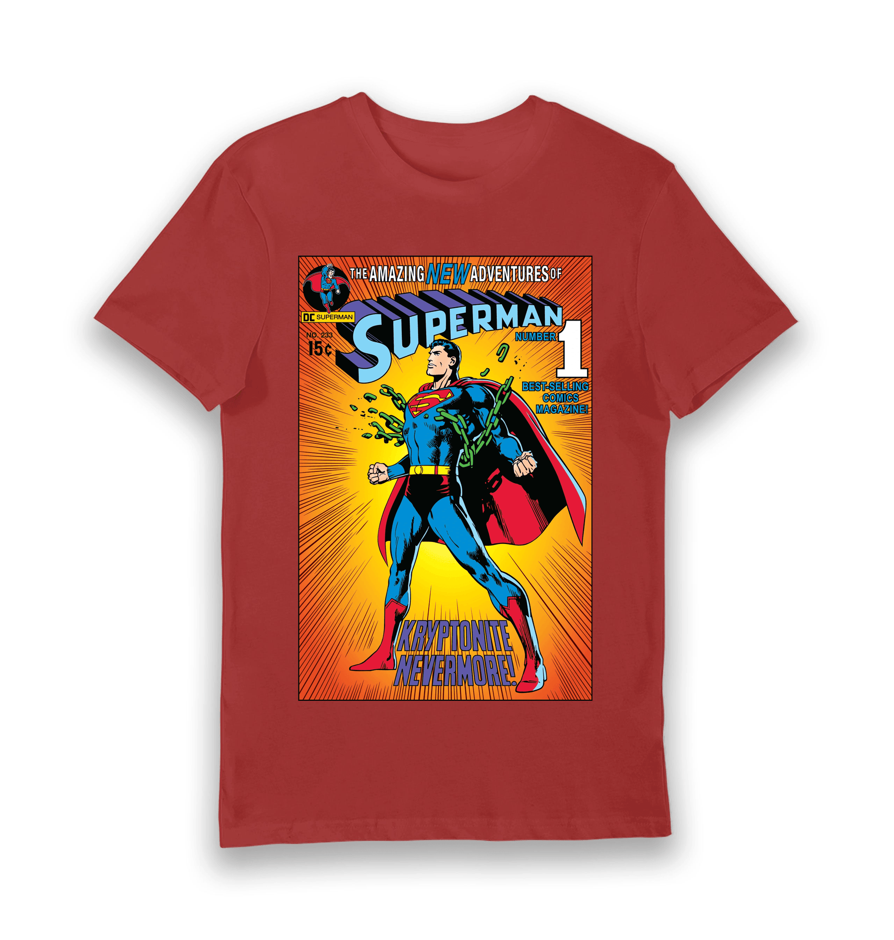Red Printed T-shirt Front