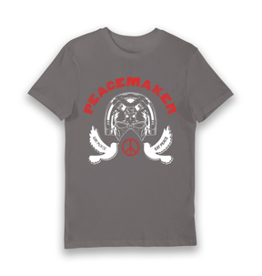 Charcoal Printed T-shirt Front