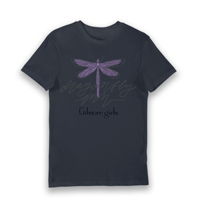 Navy Printed T-shirt Front