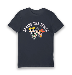 Navy Printed T-shirt Front