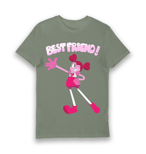 Khaki Printed T-shirt Front
