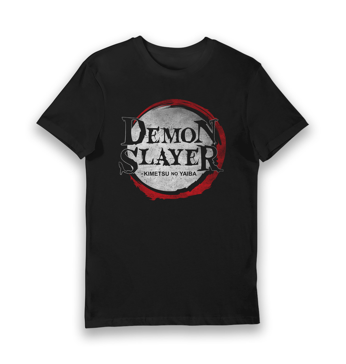 Black Printed T-shirt Front
