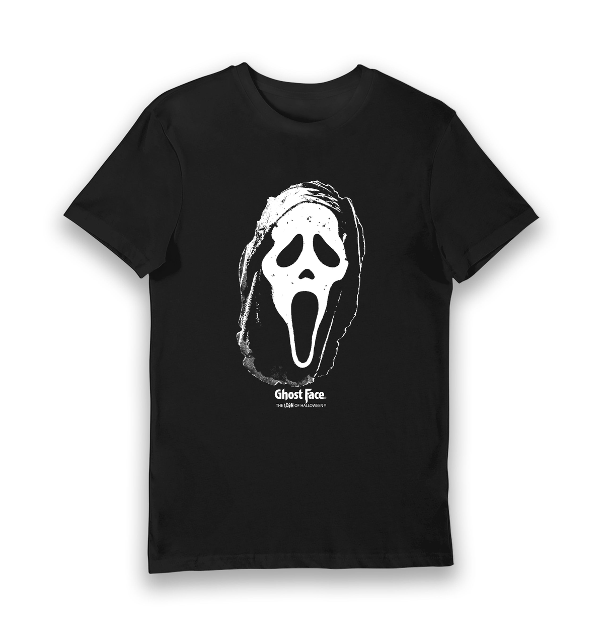 Black Printed T-shirt Front