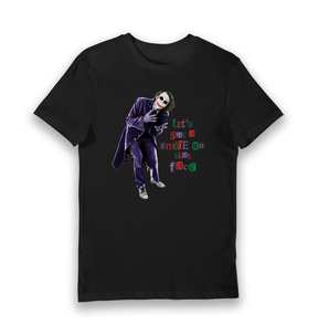 Black Printed T-shirt Front