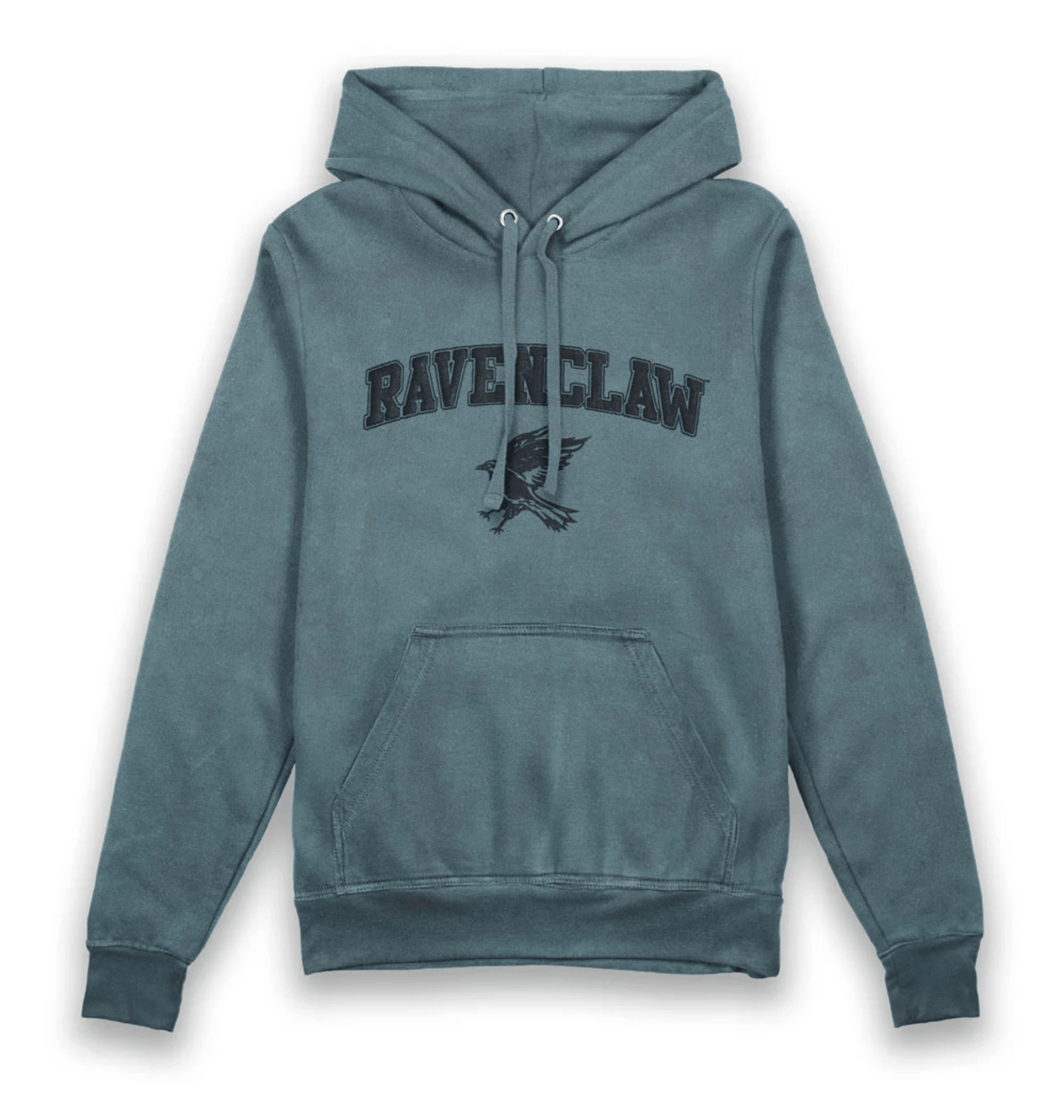 Blue Printed Hoody Front