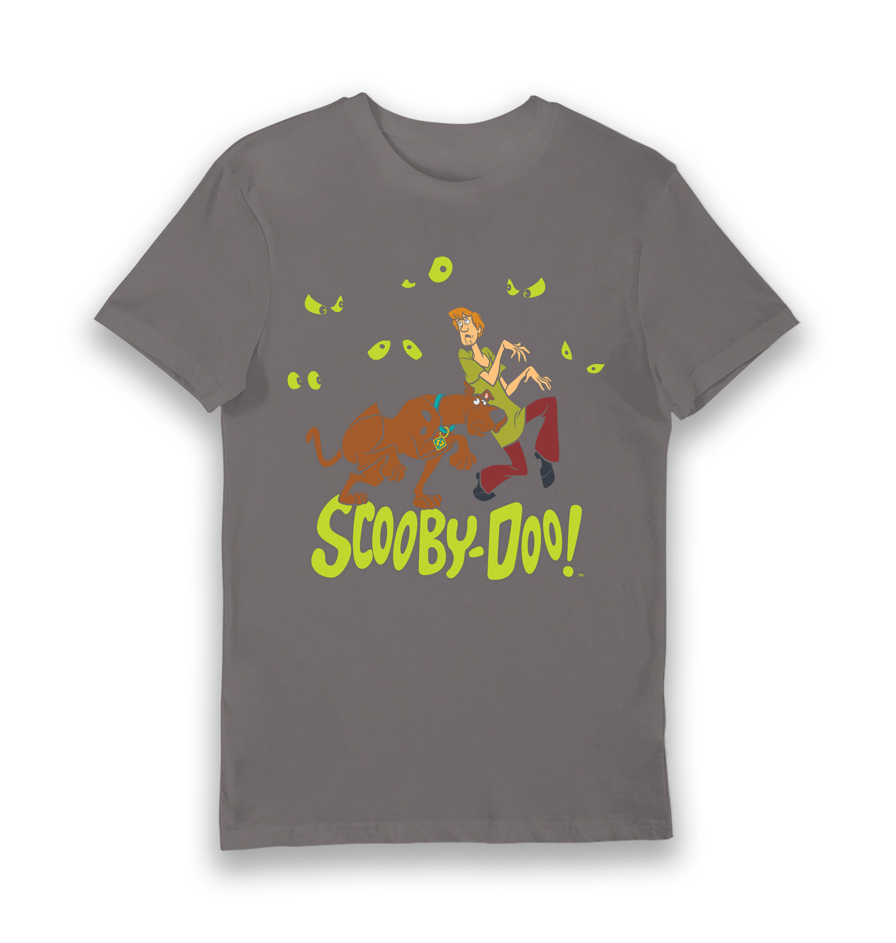 Charcoal Printed T-shirt Front