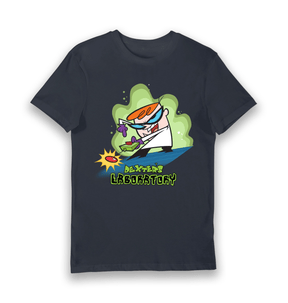 Navy Printed T-shirt Front