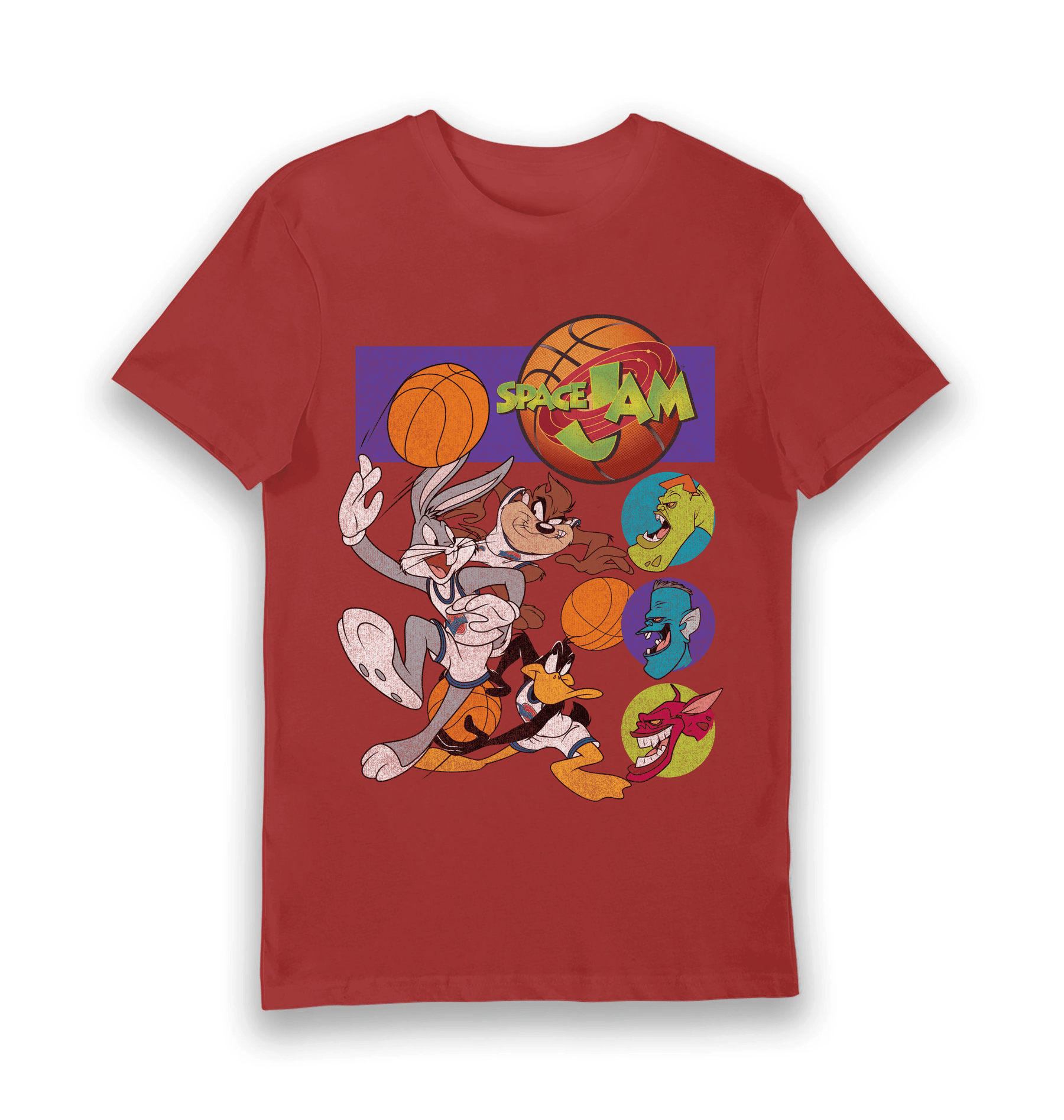 Red Printed T-shirt Front