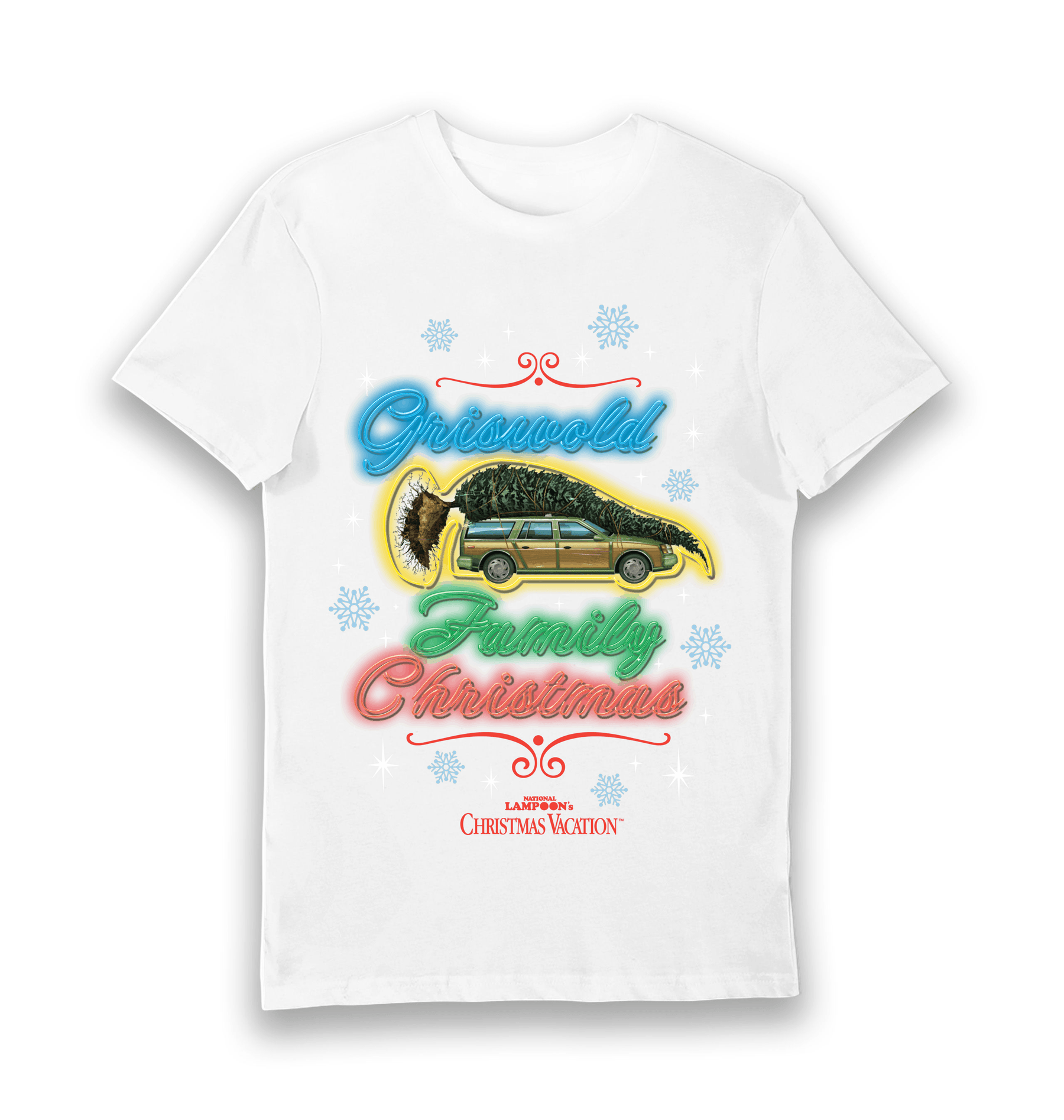 White Printed T-shirt Front