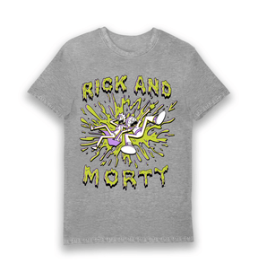 Sports Grey Printed T-shirt Front