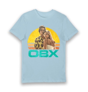 Light Blue Printed T-shirt Front