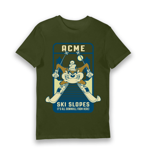 Forest Green Printed T-shirt Front