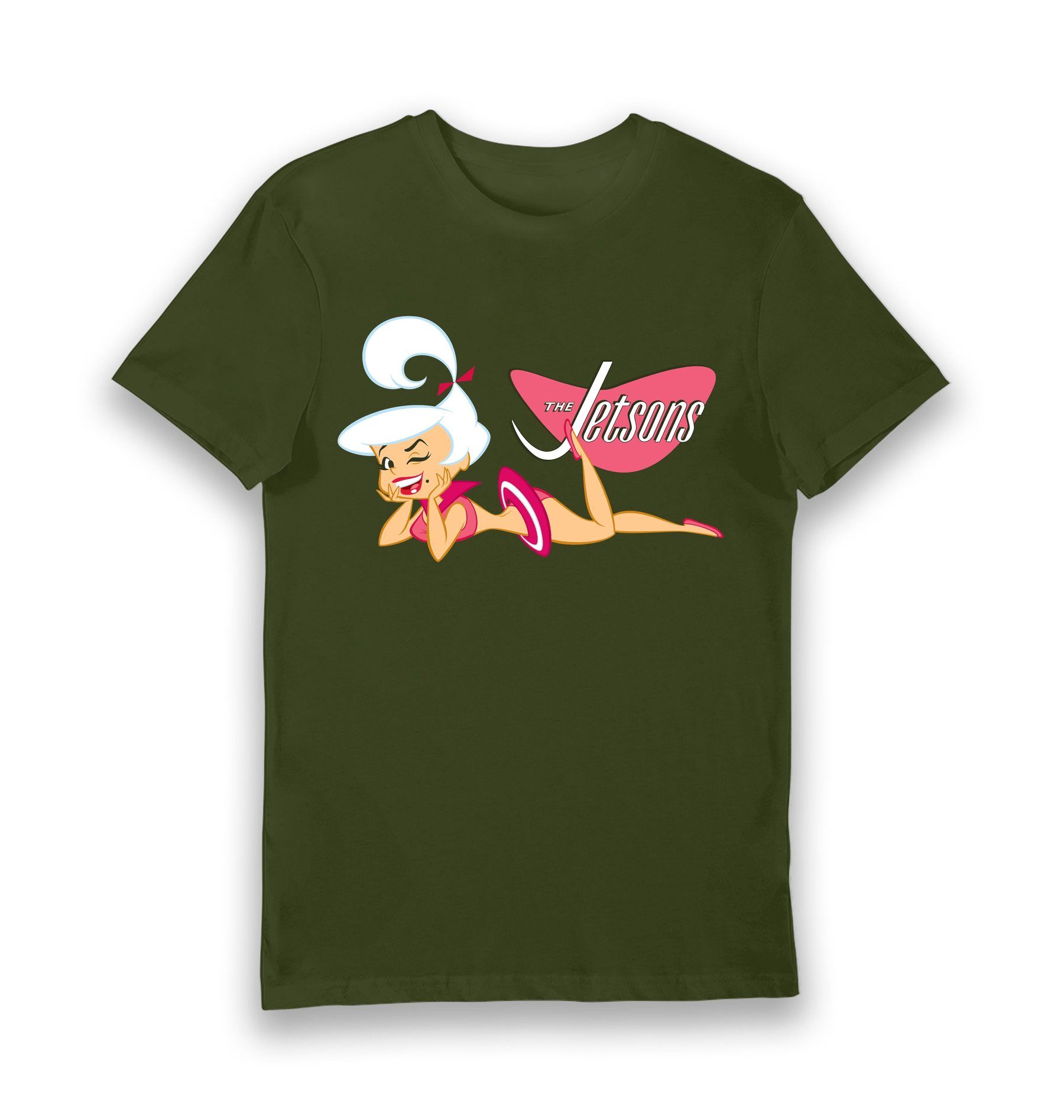 Forest Green Printed T-shirt Front
