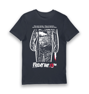 Navy Printed T-shirt Front