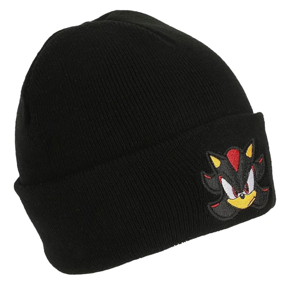Sonic The Hedgehog Shadow Embroidered Cuff Beanie – Official SEGA Merchandise by Bioworld