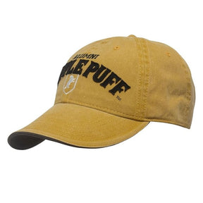 Bioworld Harry Potter Yellow Hufflepuff Hogwarts Alumni Adjustable Baseball Cap - Official Merchandise - Great Gift for Teens or Adults