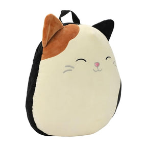 Squishmallows 3D Cam The Cat 14 inch Plush Mini Backpack, Pink, Taglia unica