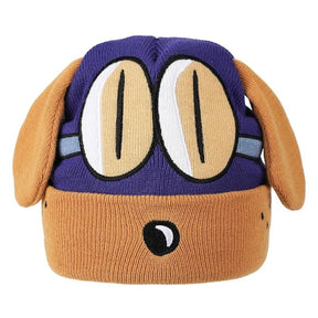 Dog Man Bark Knight Youth Cuff Hat and Knit Gloves Cold Weather Set