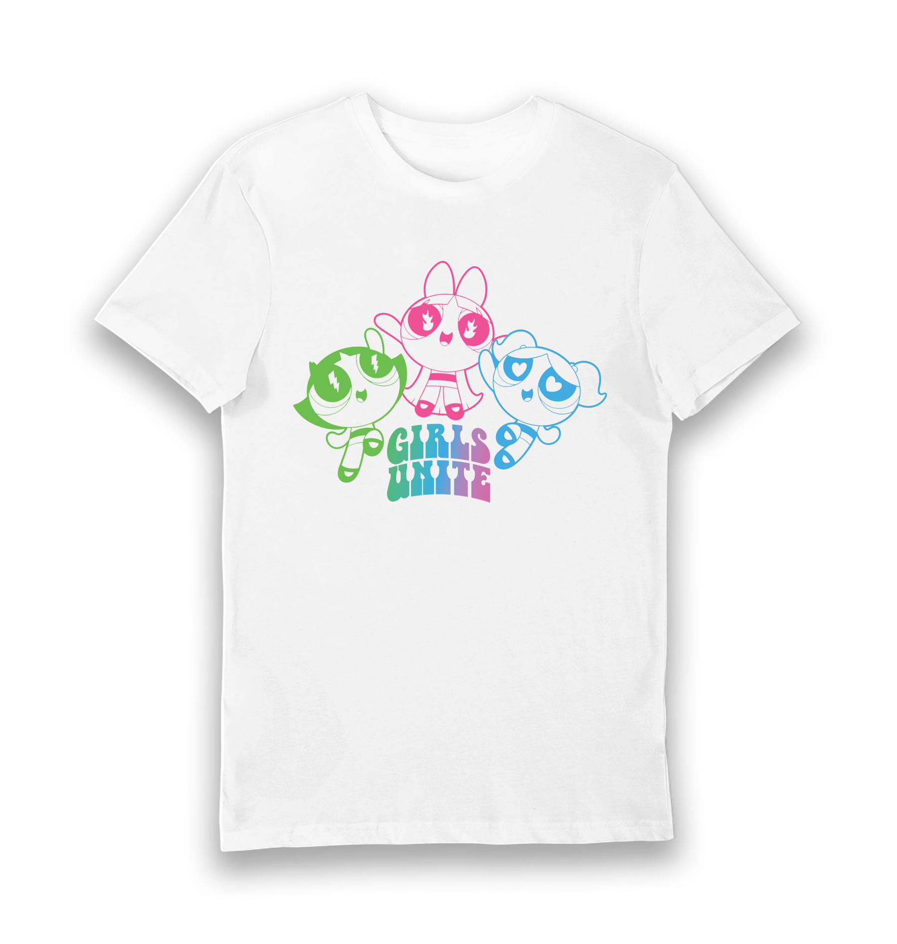 White Printed T-shirt Front