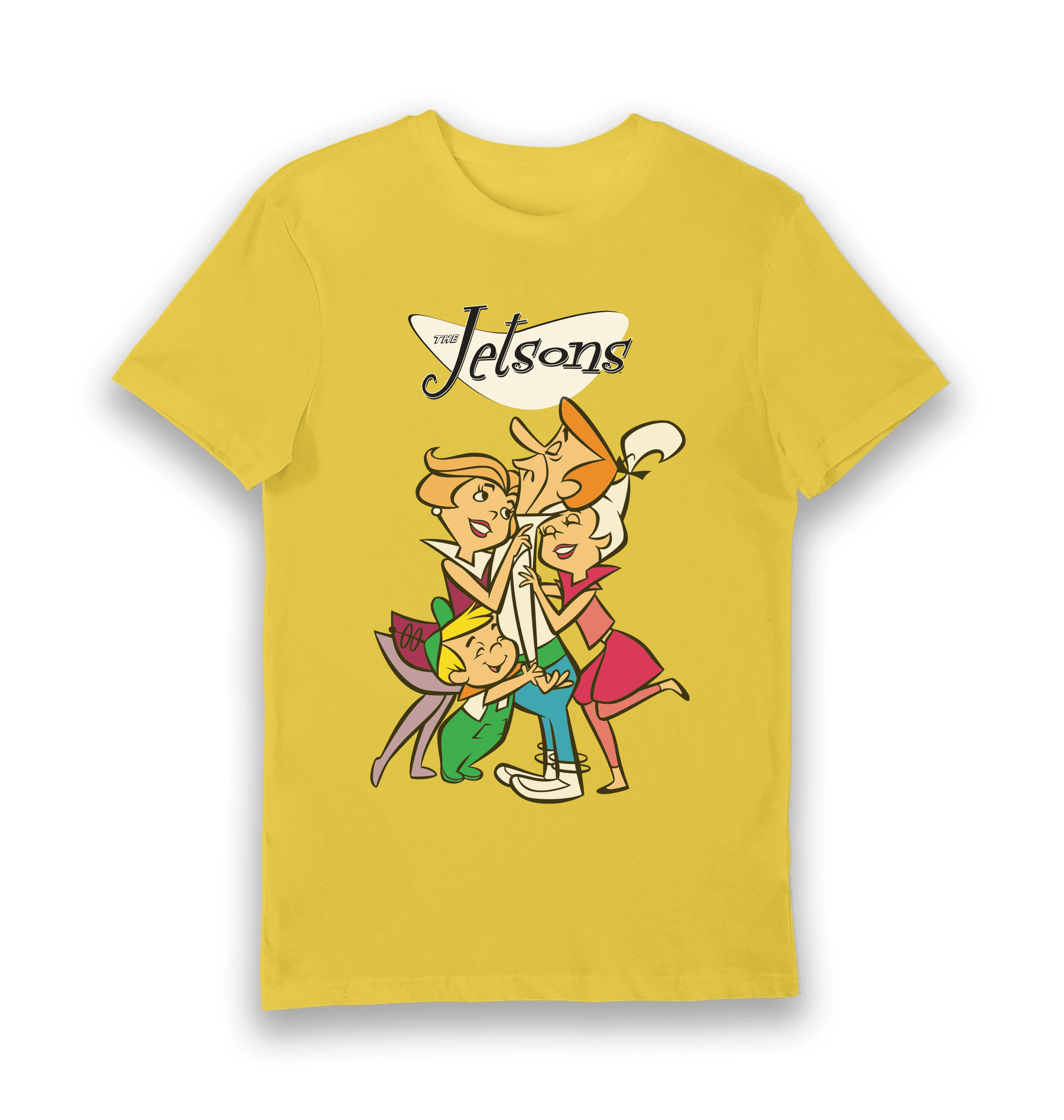 Yellow Printed T-shirt Front