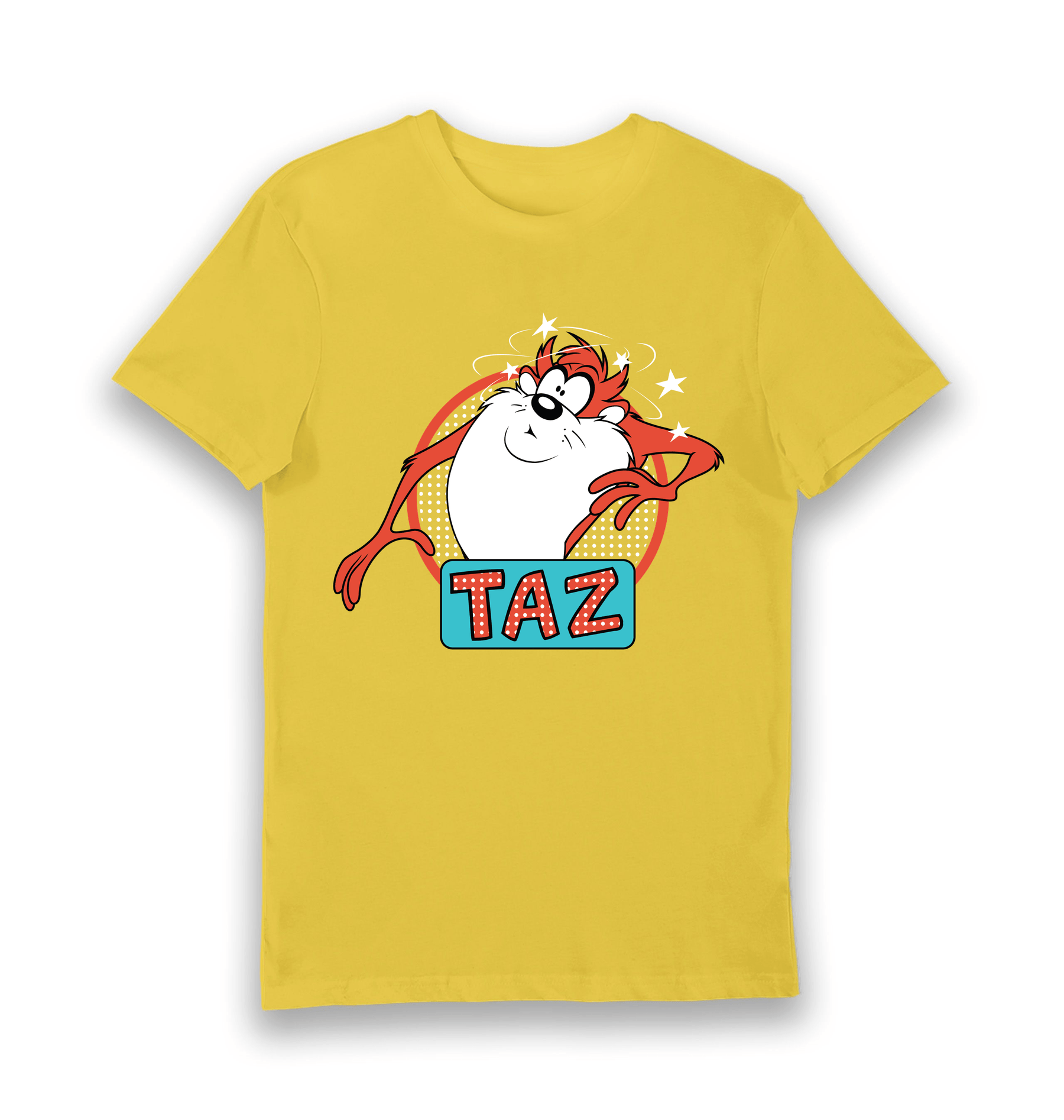 Yellow Printed T-shirt Front