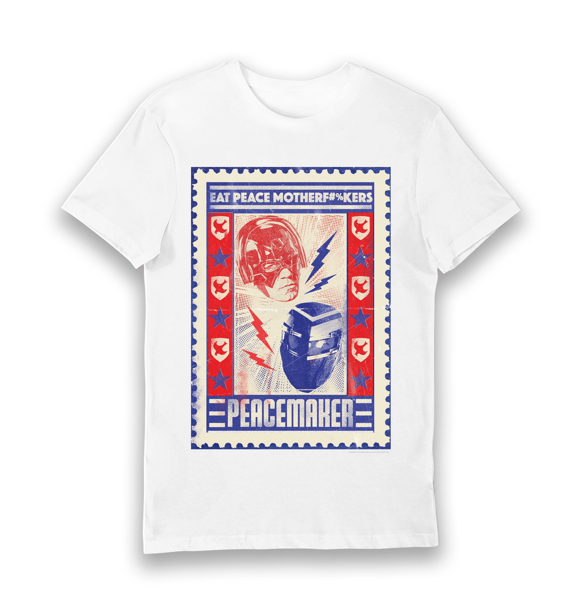 White Printed T-shirt Front