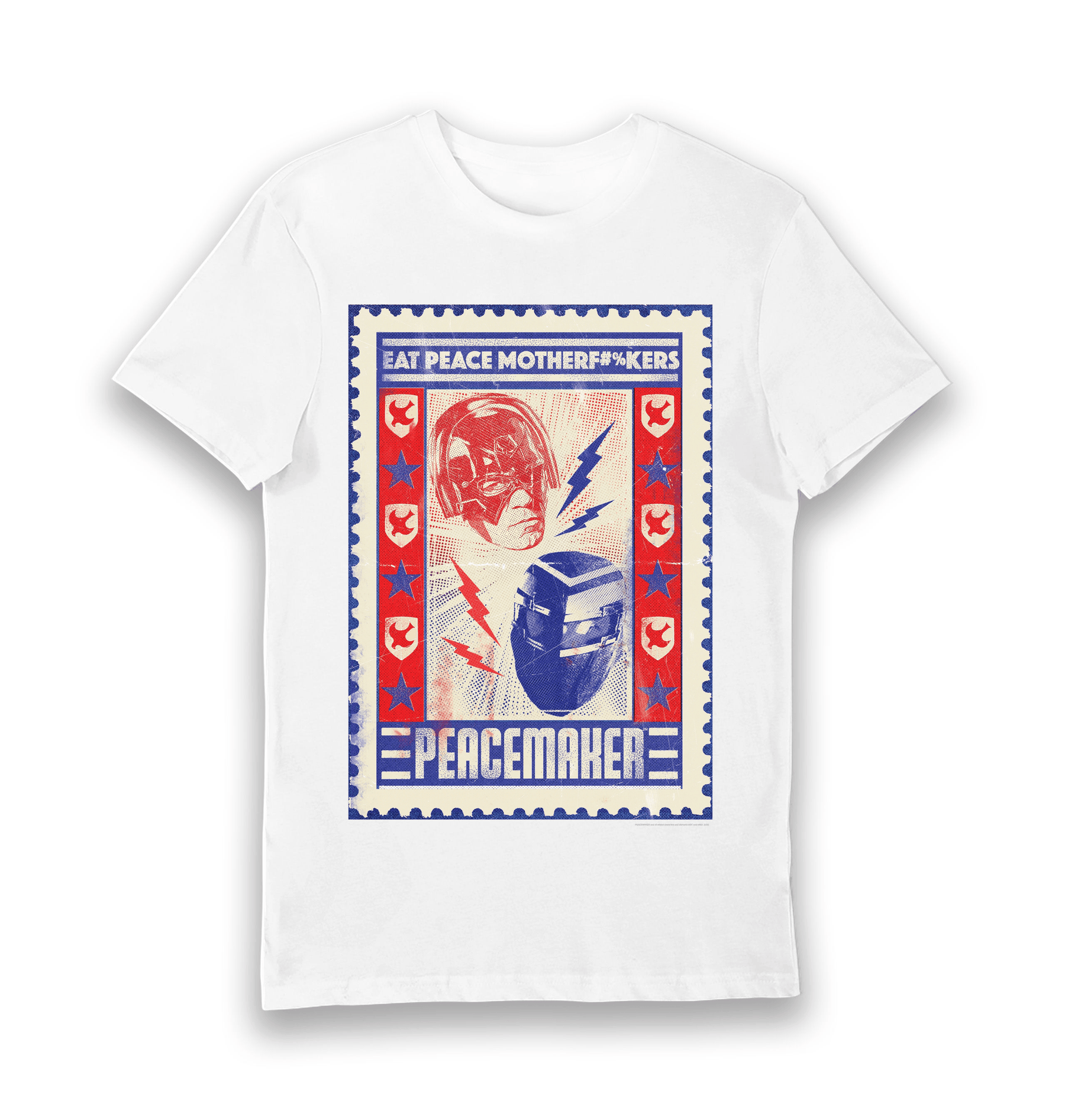 White Printed T-shirt Front