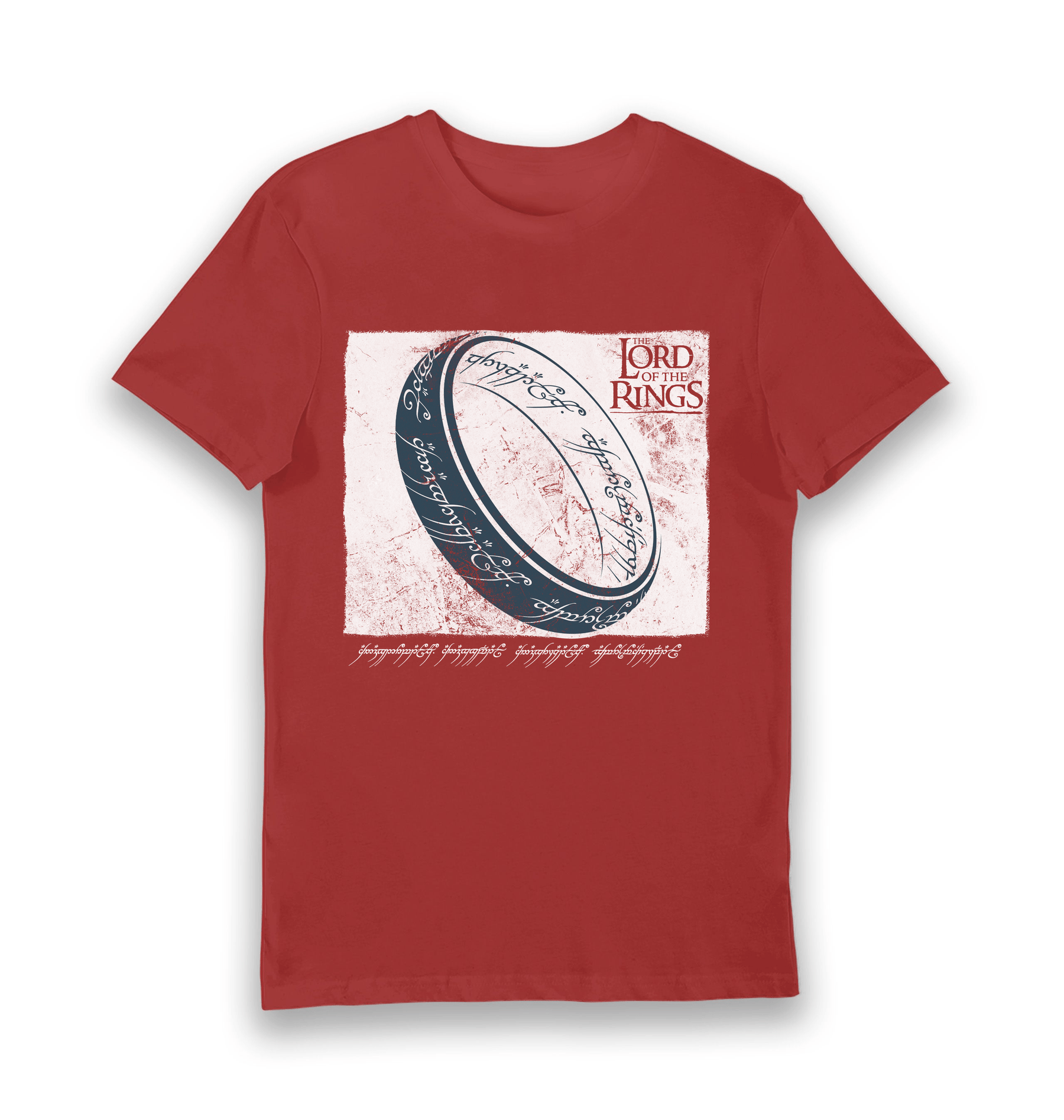 Red Printed T-shirt Front