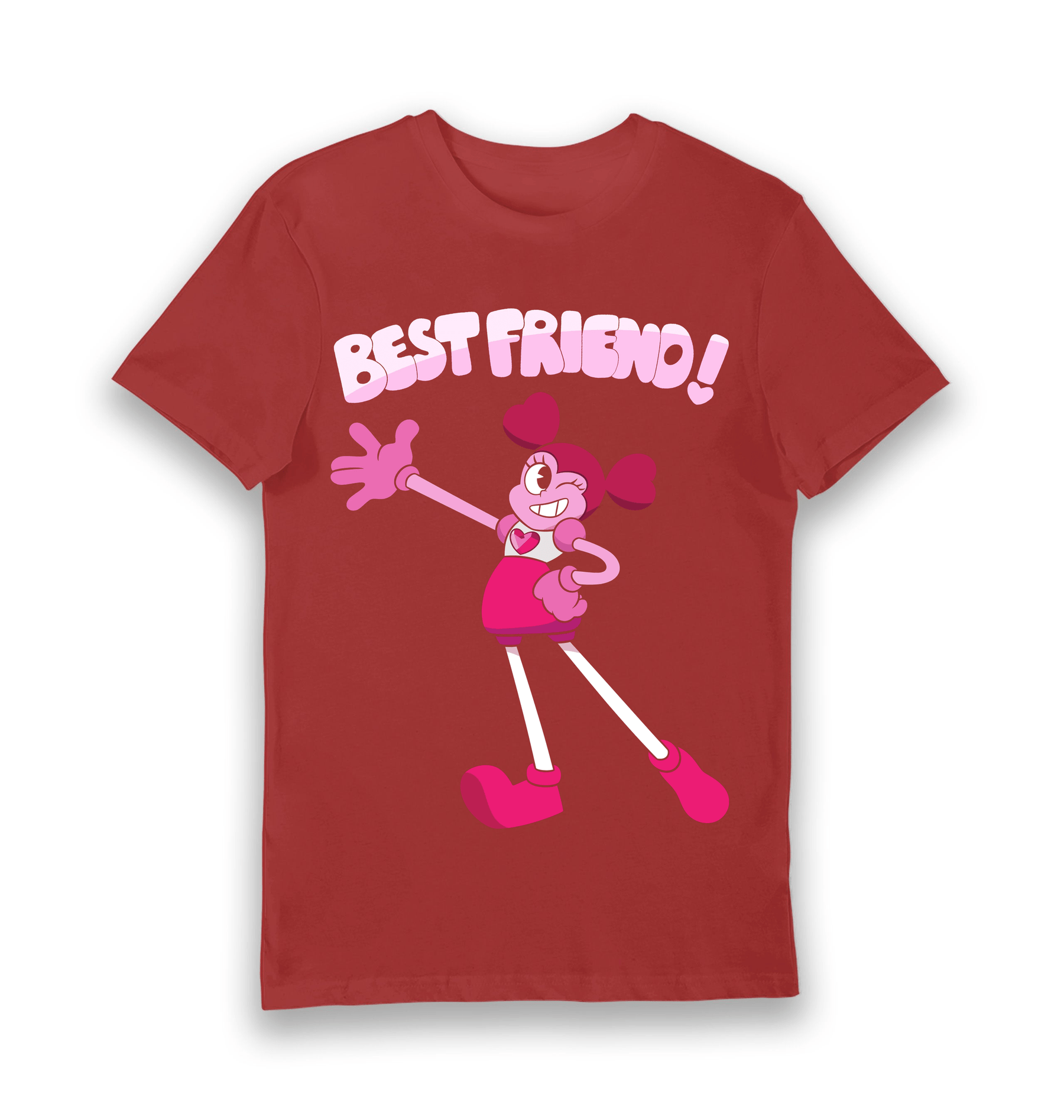 Red Printed T-shirt Front