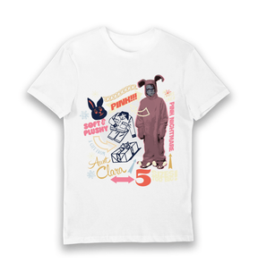 White Printed T-shirt Front