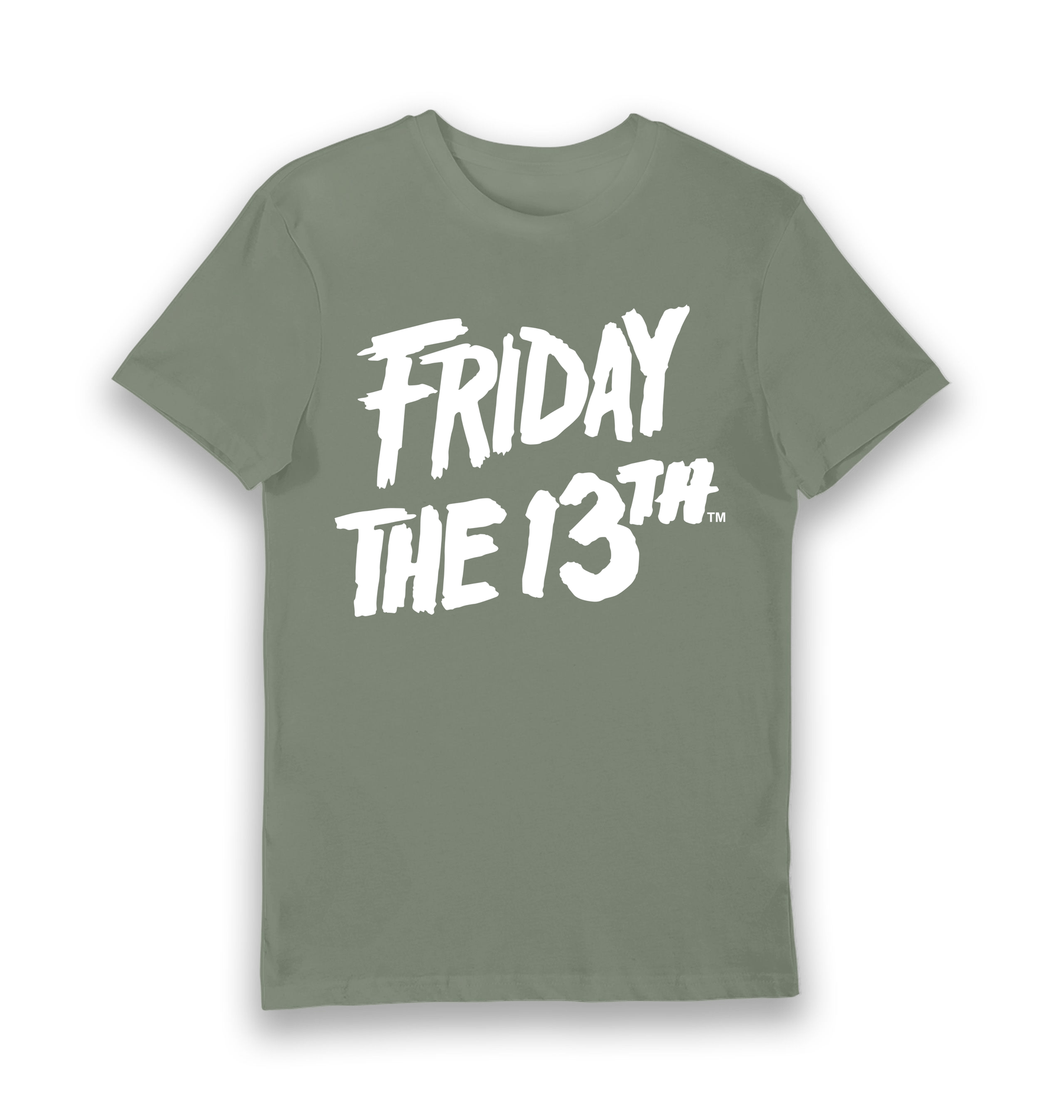 Khaki Printed T-shirt Front