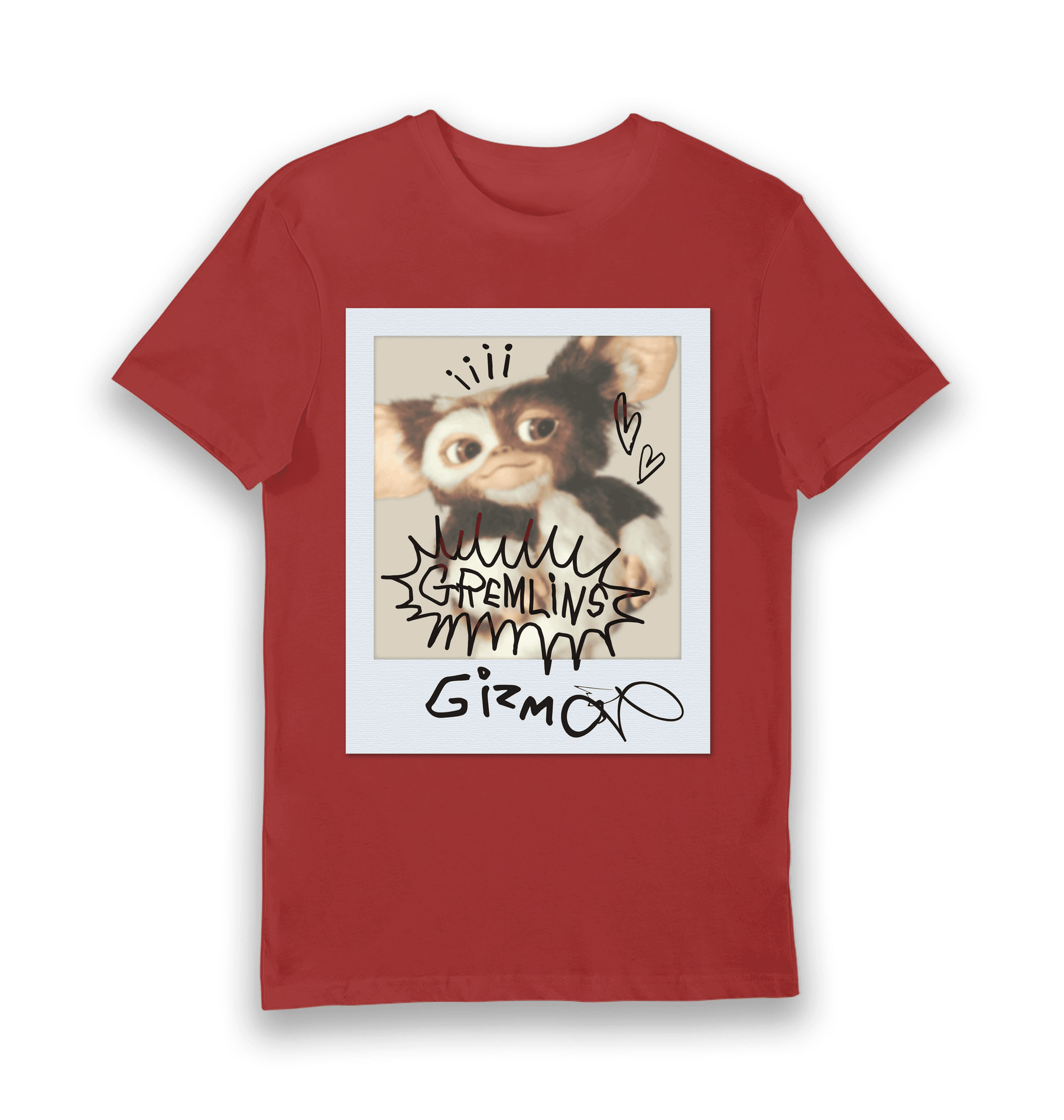 Red Printed T-shirt Front