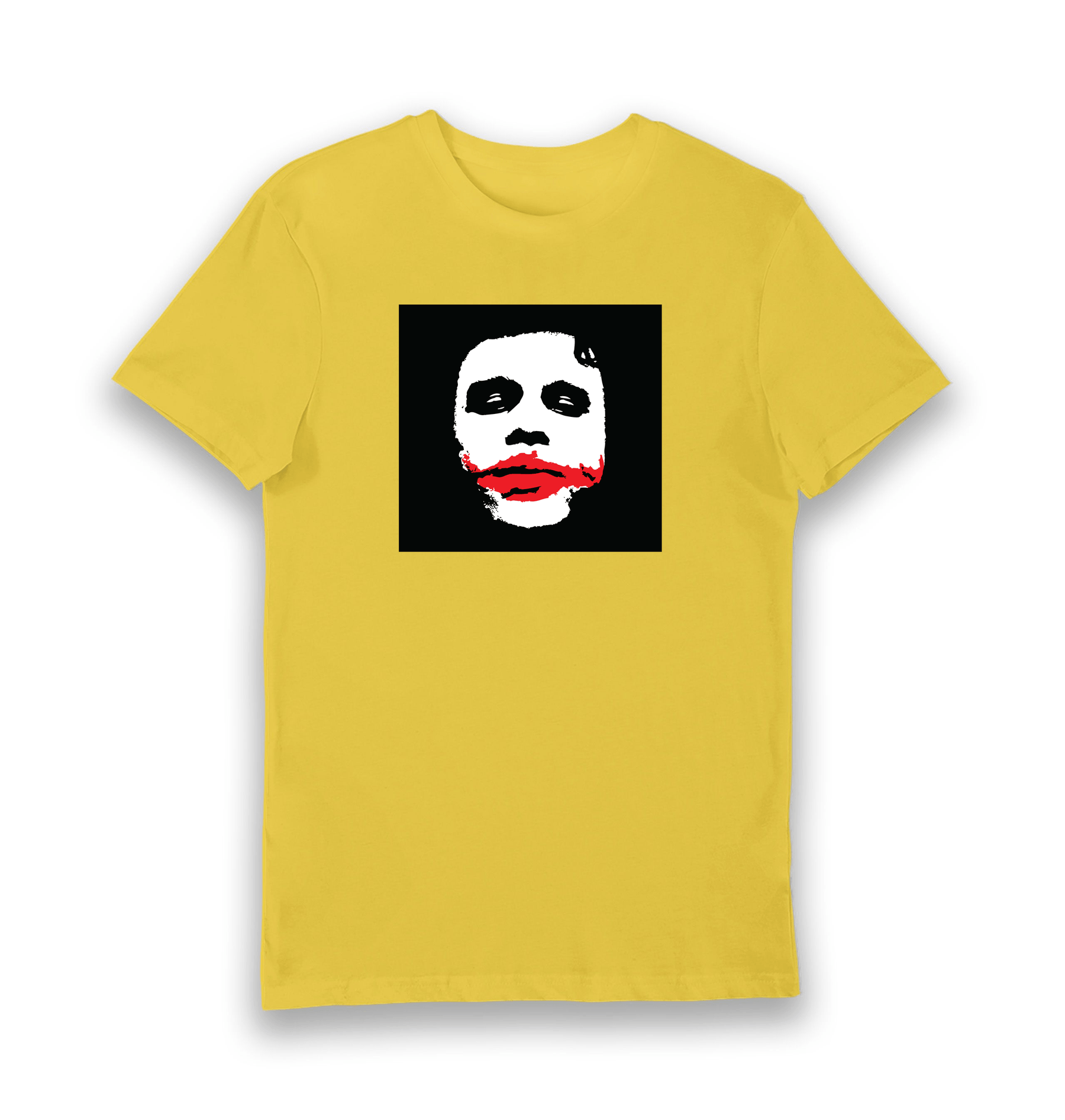 Yellow Printed T-shirt Front