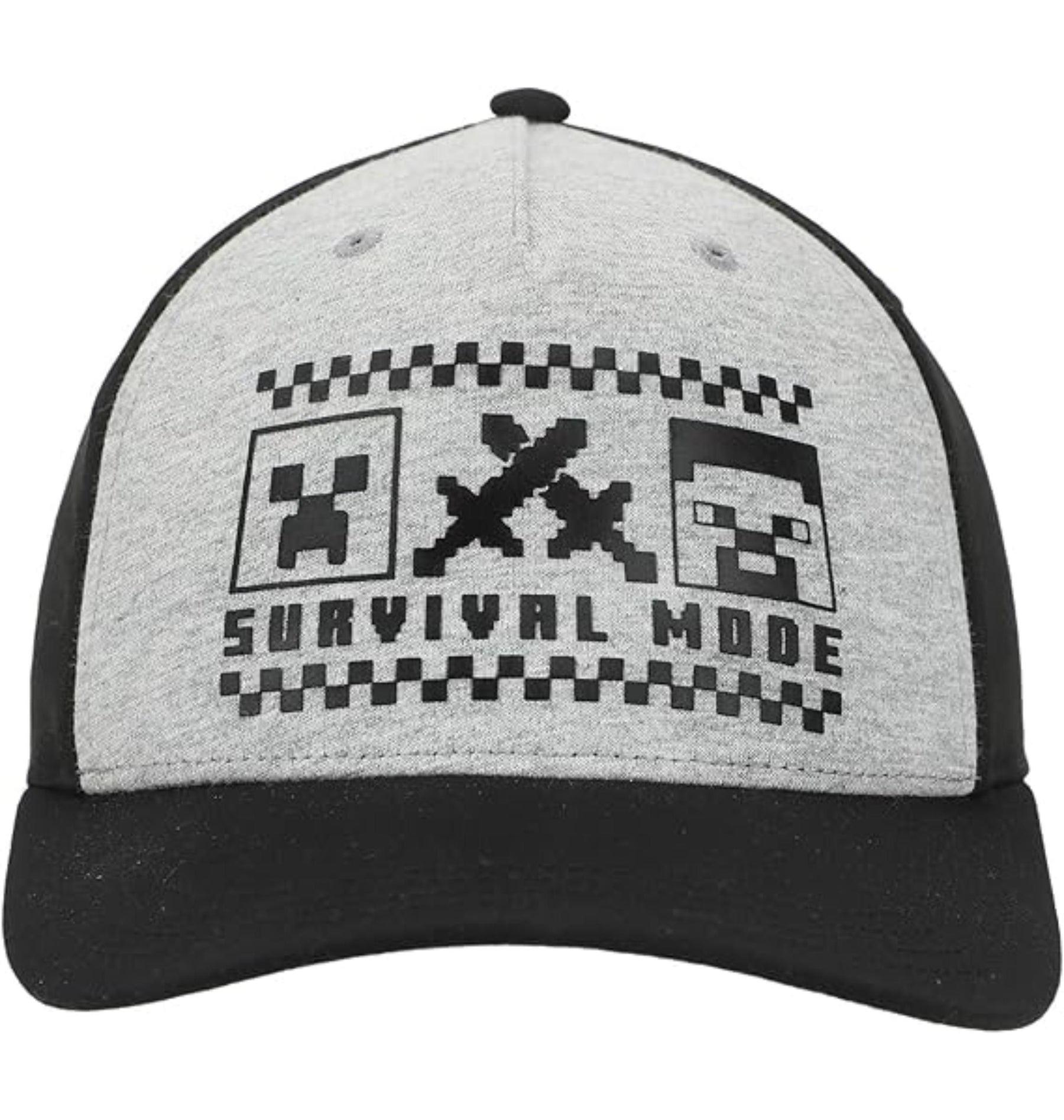 Grey & Black Caps Front